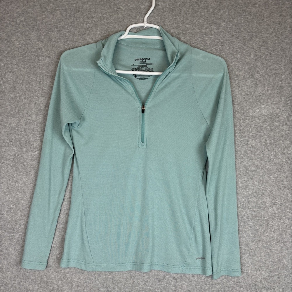 Patagonia Women's Capilene 2 Lightweight Pullover Shirt Size XS 1/4 Zip Outdoor
